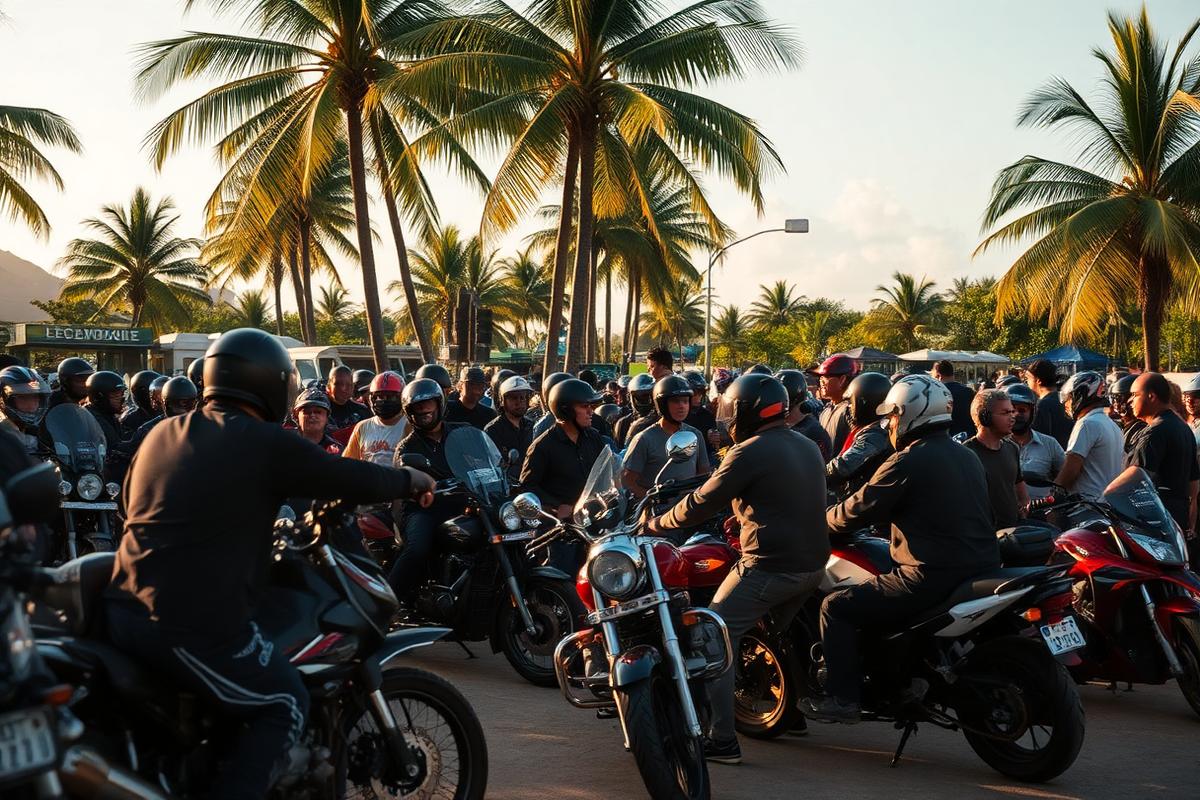 Rassemblement de motards affiliés à la FMF Jura